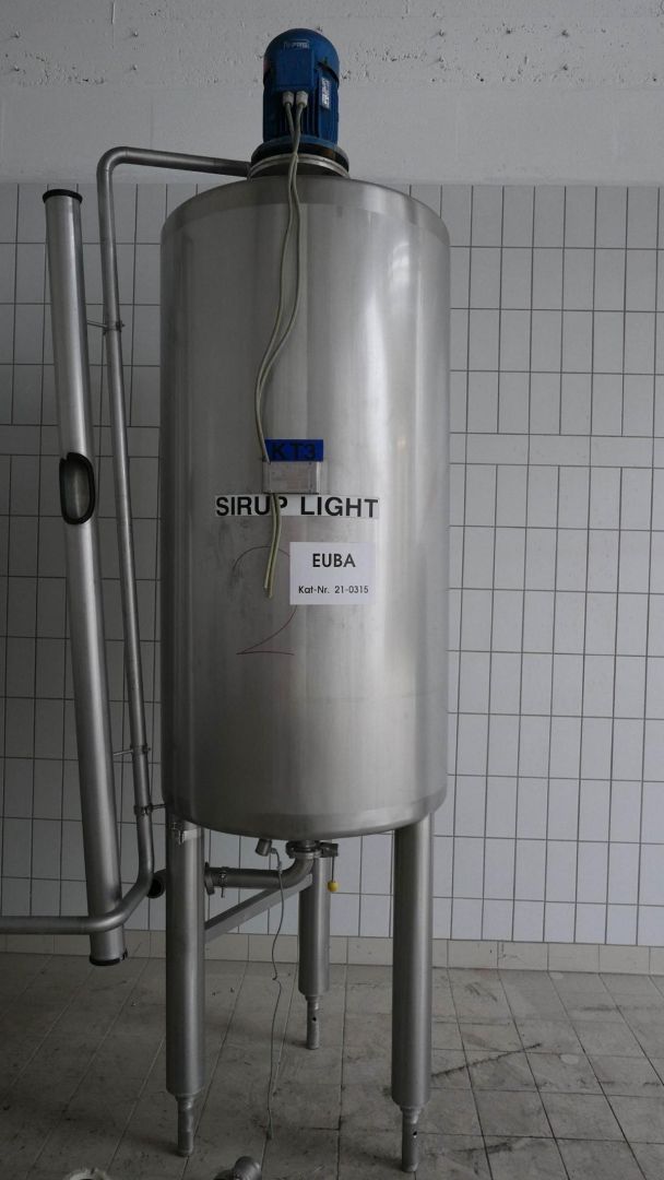 Edelstahl-R&uuml;hrwerkbeh&auml;lter aus V2A, stehend (1)