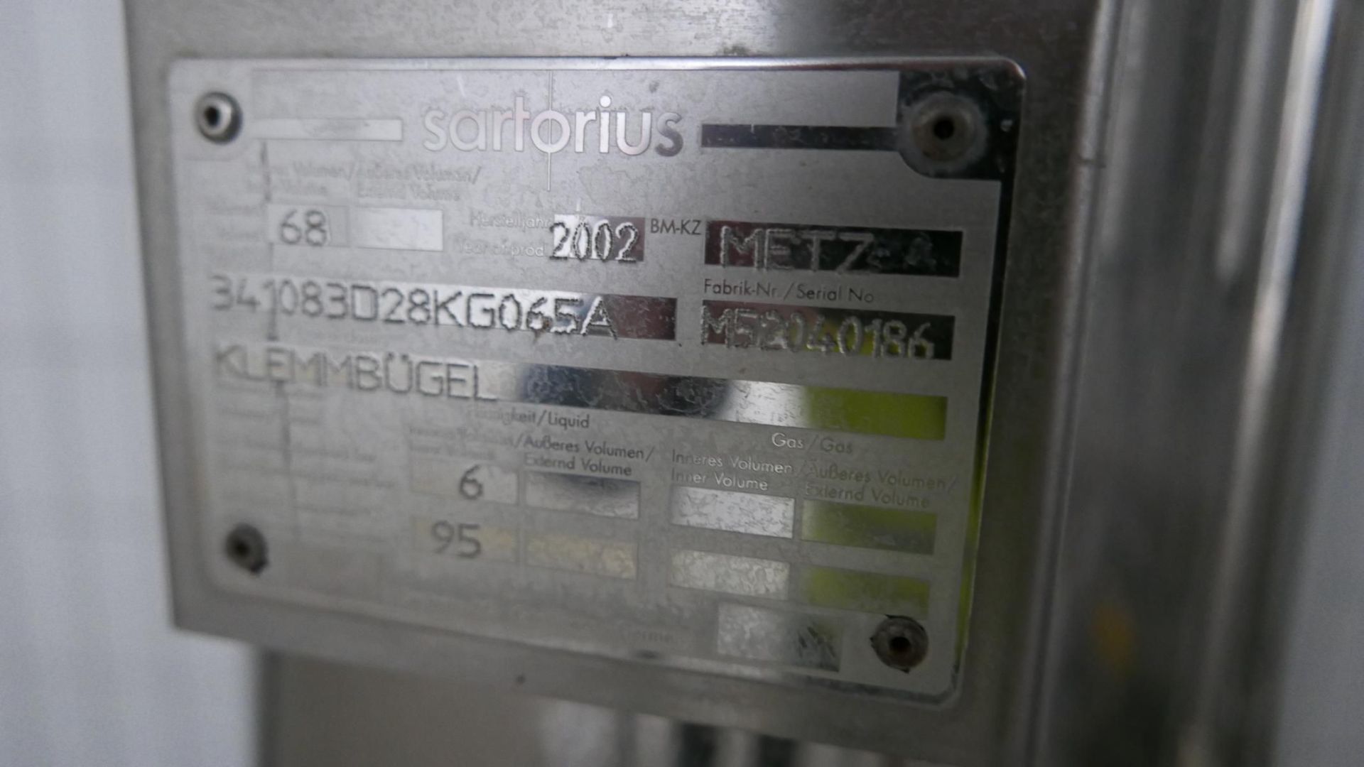 Sartorius Filter aus V2A, stehend (2)