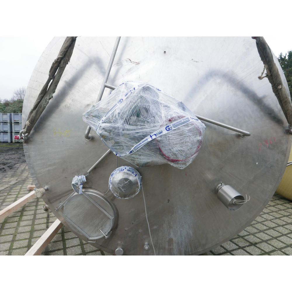 Edelstahl-Rührwerkbehälter aus V2A, isoliert (2)