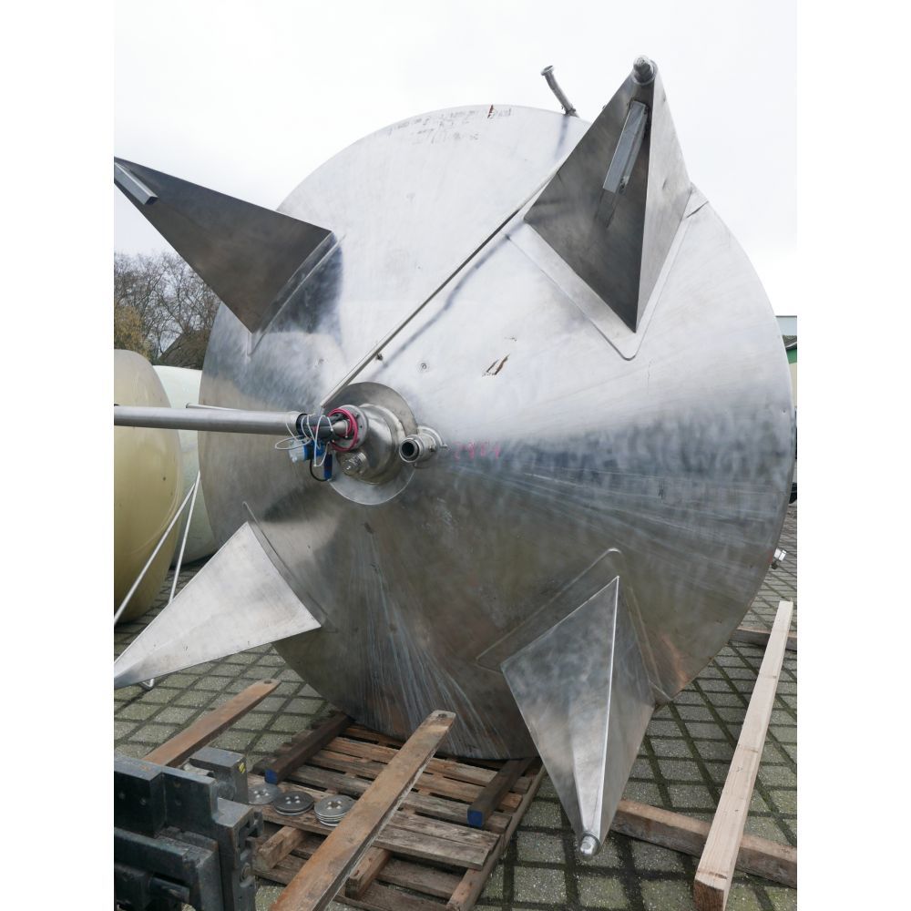 Edelstahl-Rührwerkbehälter aus V2A, isoliert (4)