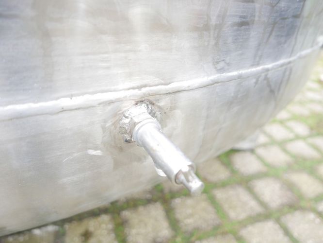 Edelstahl-Rührwerkbehälter aus V2A, stehend (5)