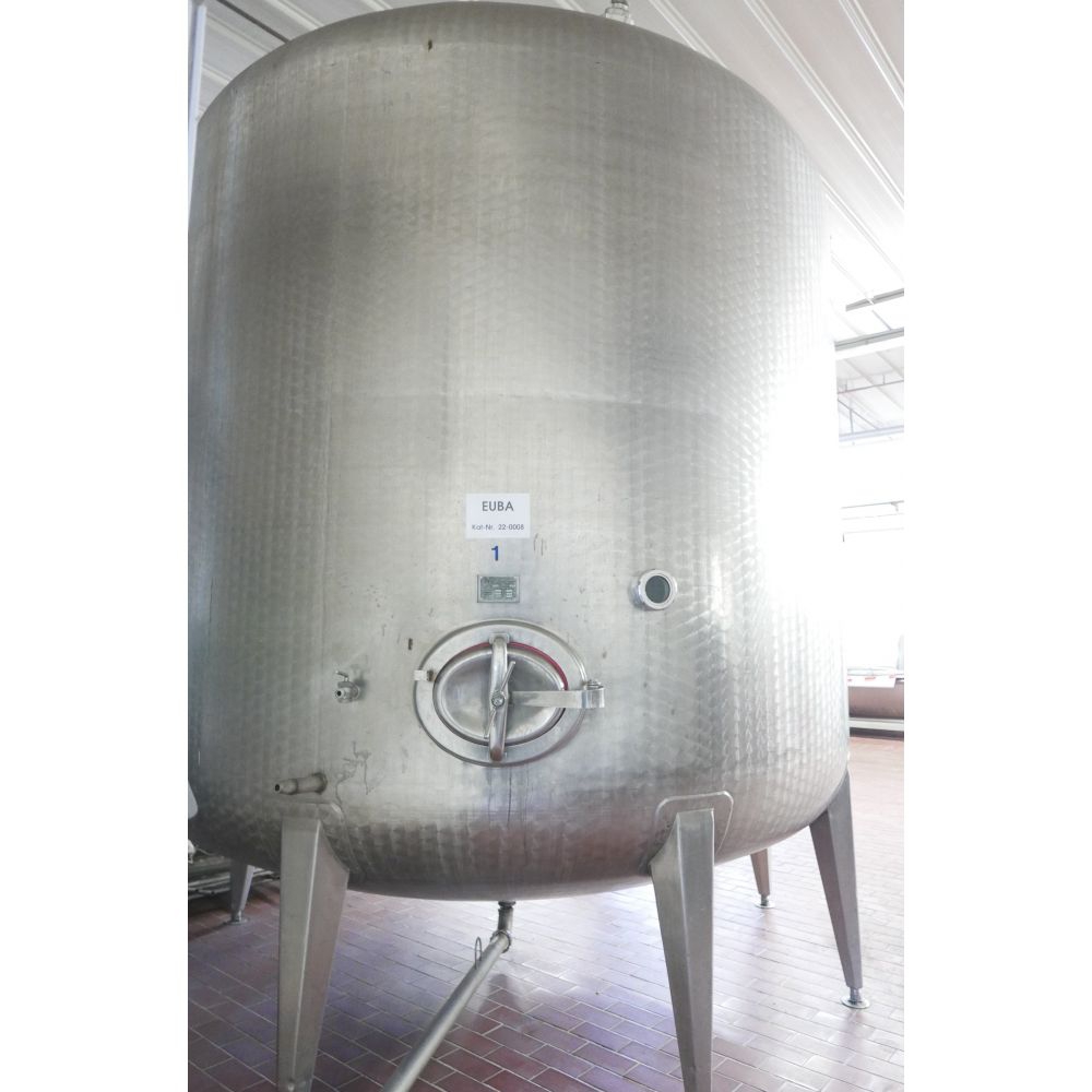 Edelstahl-R&uuml;hrwerkbeh&auml;lter aus V2A, Zuckerl&ouml;setank (1)