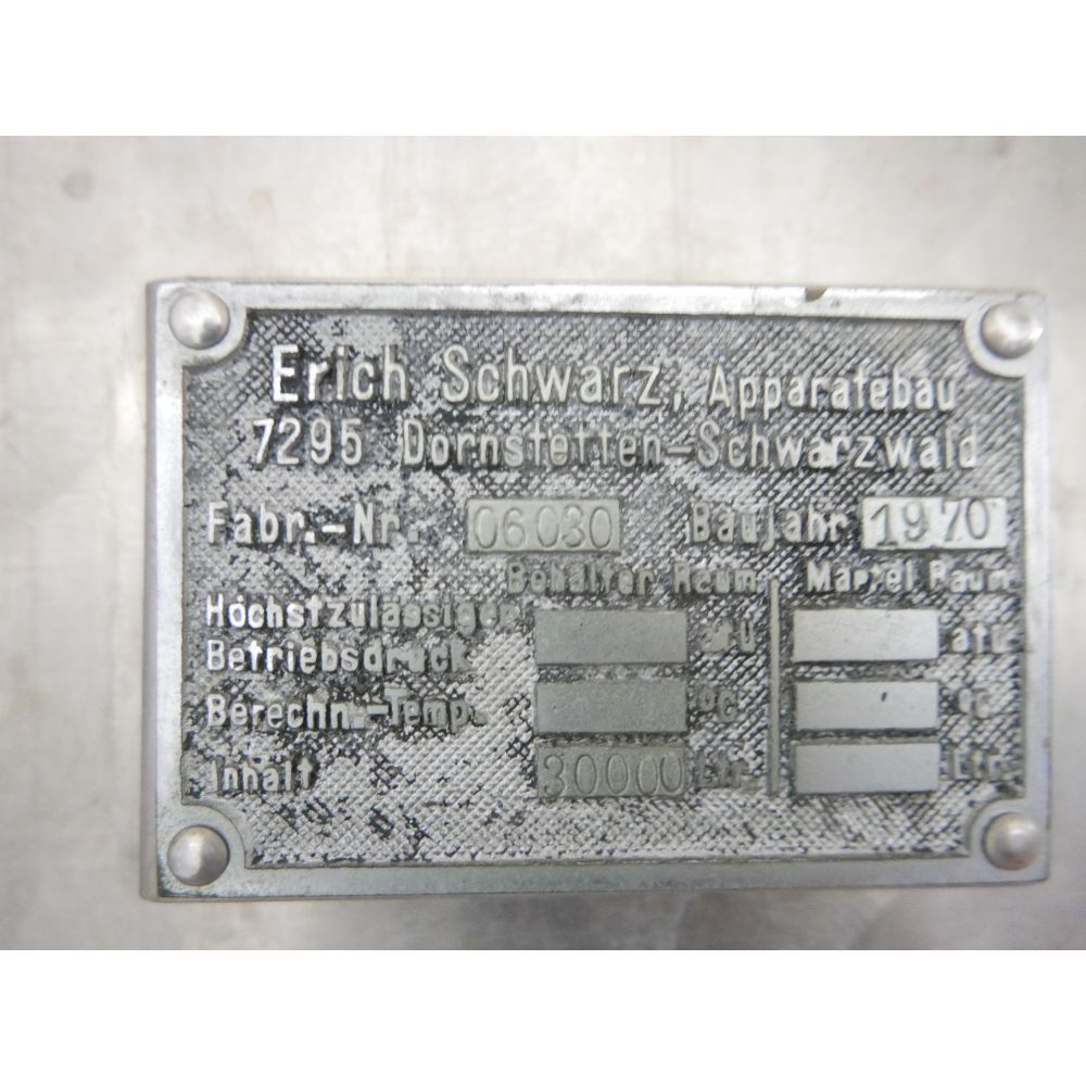 Edelstahl-Rührwerkbehälter aus V2A, Zuckerlösetank (4)