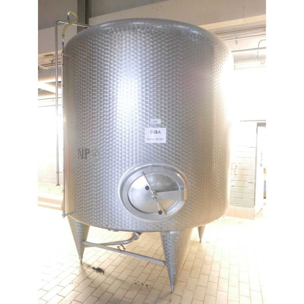 Edelstahlbeh&auml;lter aus V2A, stehend - gebraucht - (1)