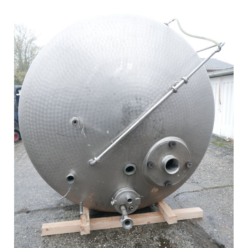 Edelstahlbehälter aus V2A, stehend - gebraucht - (3)