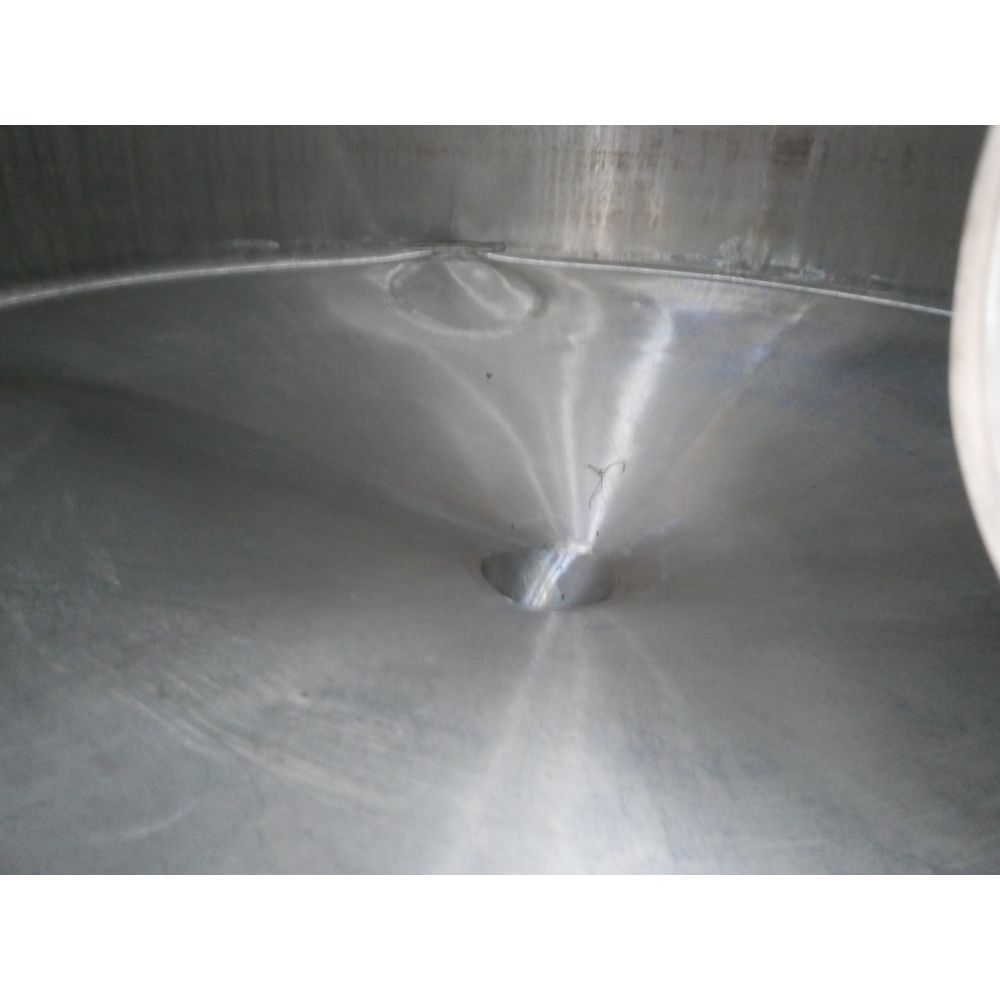 Edelstahlbehälter aus V2A, stehend - gebraucht - (5)