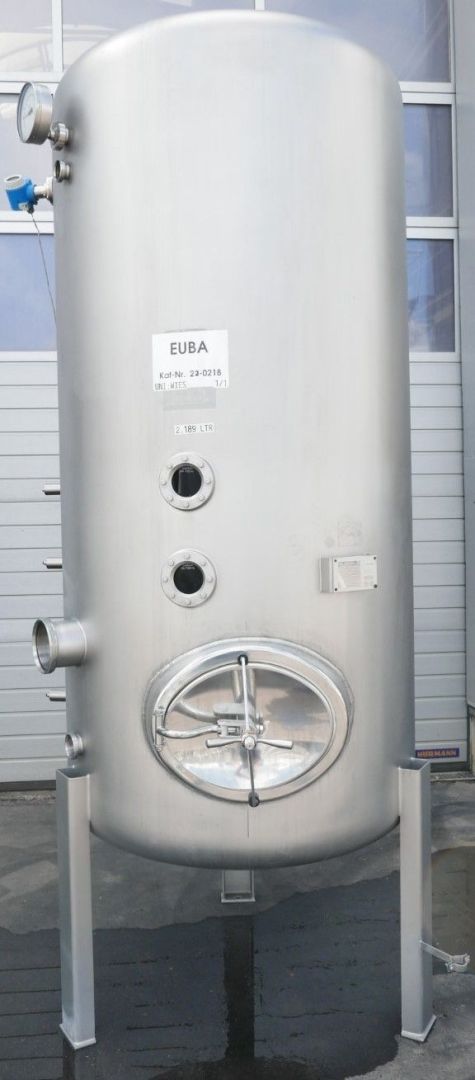Edelstahlbeh&auml;lter aus V2A, stehend (1)