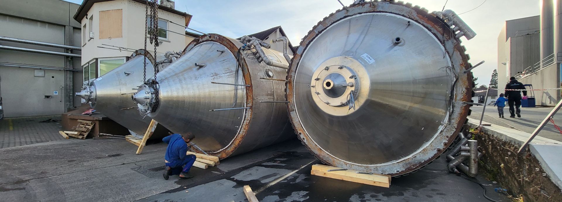 Edelstahl - ZKG-Behälter / Gärdrucktank (4)