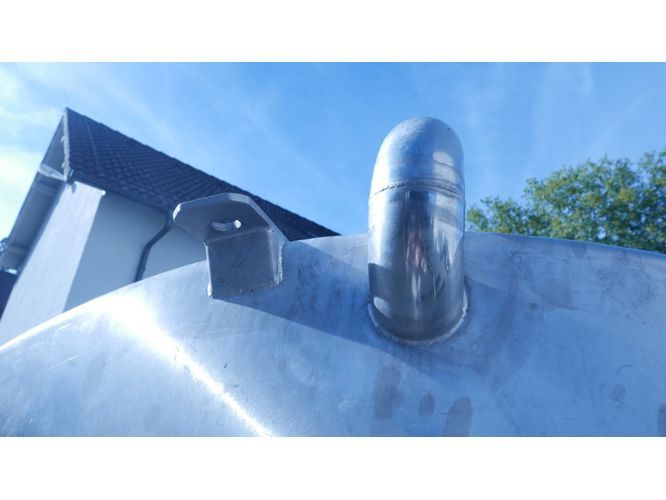 Edelstahlbeälter aus V2A, stehend, mit Heizspirale (2)