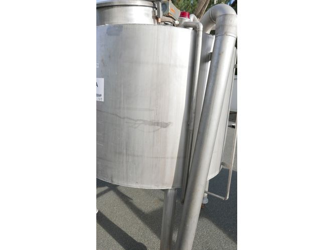 Edelstahl-Rührwerkbehälter aus V2A, stehend (2)