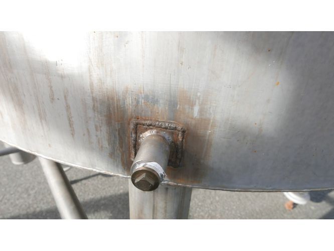 Edelstahl-Rührwerkbehälter aus V2A, stehend (3)