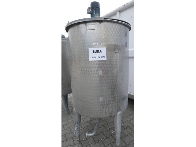 Edelstahl-R&uuml;hrwerkbeh&auml;lter aus V2A, stehend (1)