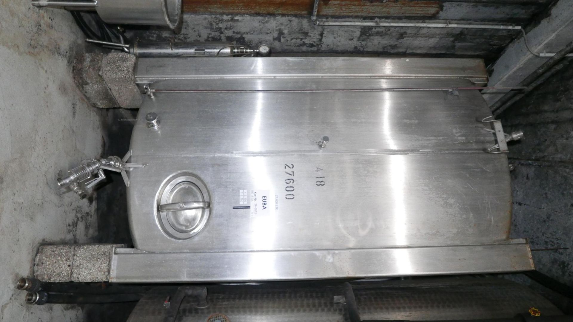 Edelstahlbeh&auml;lter aus V2A, stehend (1)