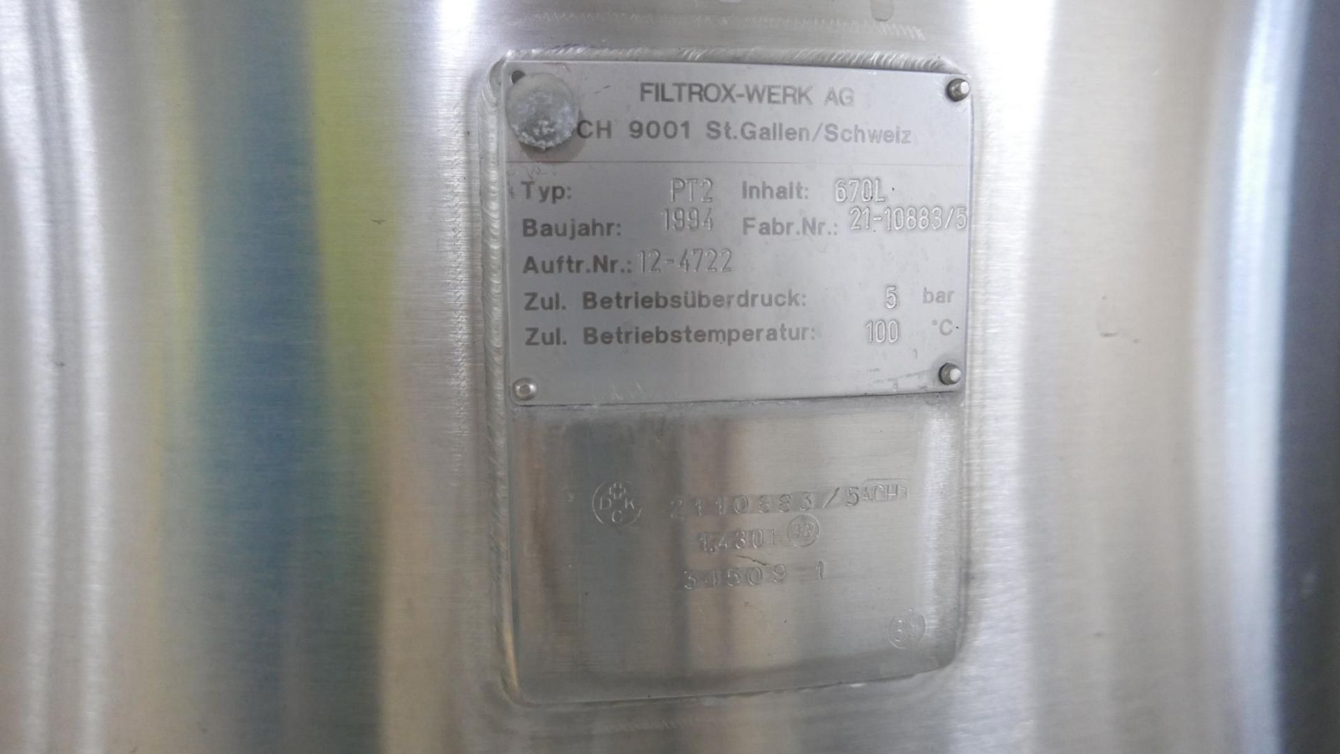 Edelstahl-Druckbehälter aus V2A, stehend (5)