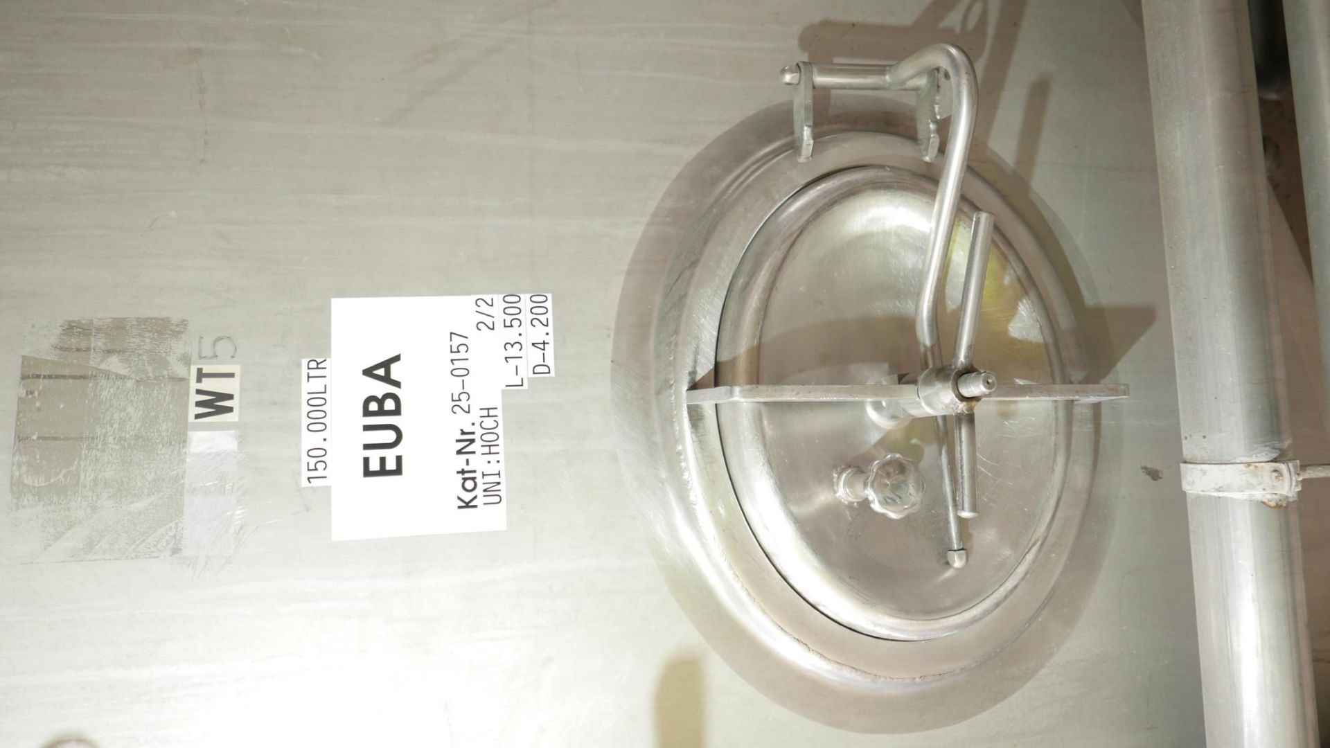 Edelstahlbehälter aus V2A, liegend (5)