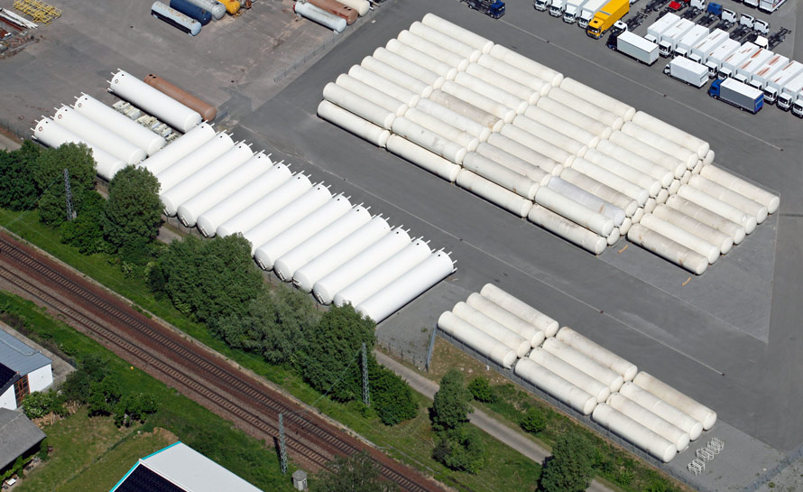 Tank und Apparate Barth GmbH: Tanklager Luftaufnahme Bruchsal